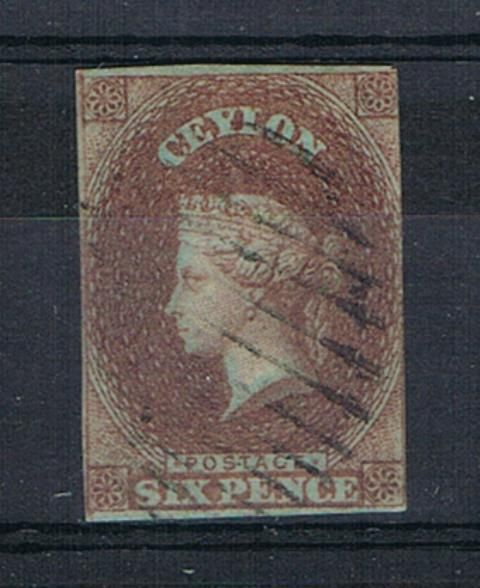 Image of Ceylon/Sri Lanka SG 1 G/FU British Commonwealth Stamp